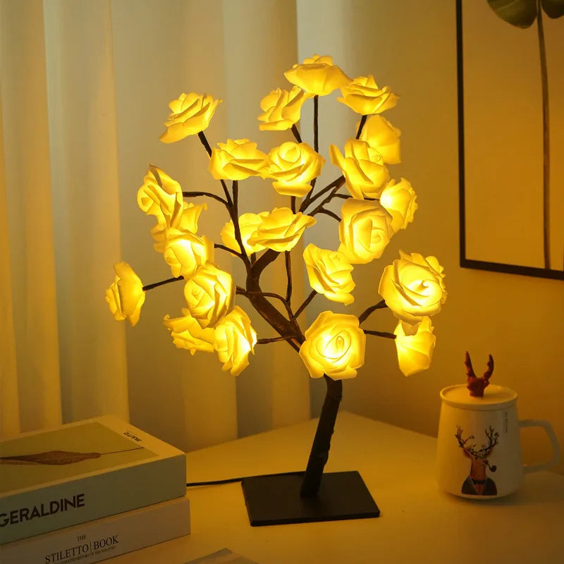 Rose (Colorful) Tree Lamp