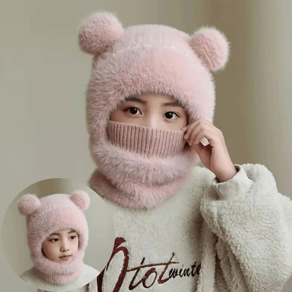 Kids Scarf Pullover Beanie