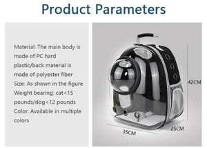 PET Transparent Space Capsule/Backpack