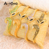 Trendy Fox Design (21k Gold Plated) Bangles