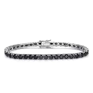 Black Moissanite (Sterling) Bracelet