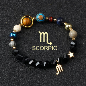 Natural Stone Constellation Bracelets