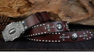 Men's Leather Harley Belts