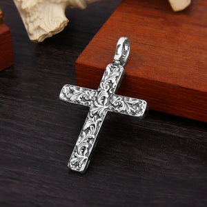 Retro Eagle S925 Sterling Cross Pendant