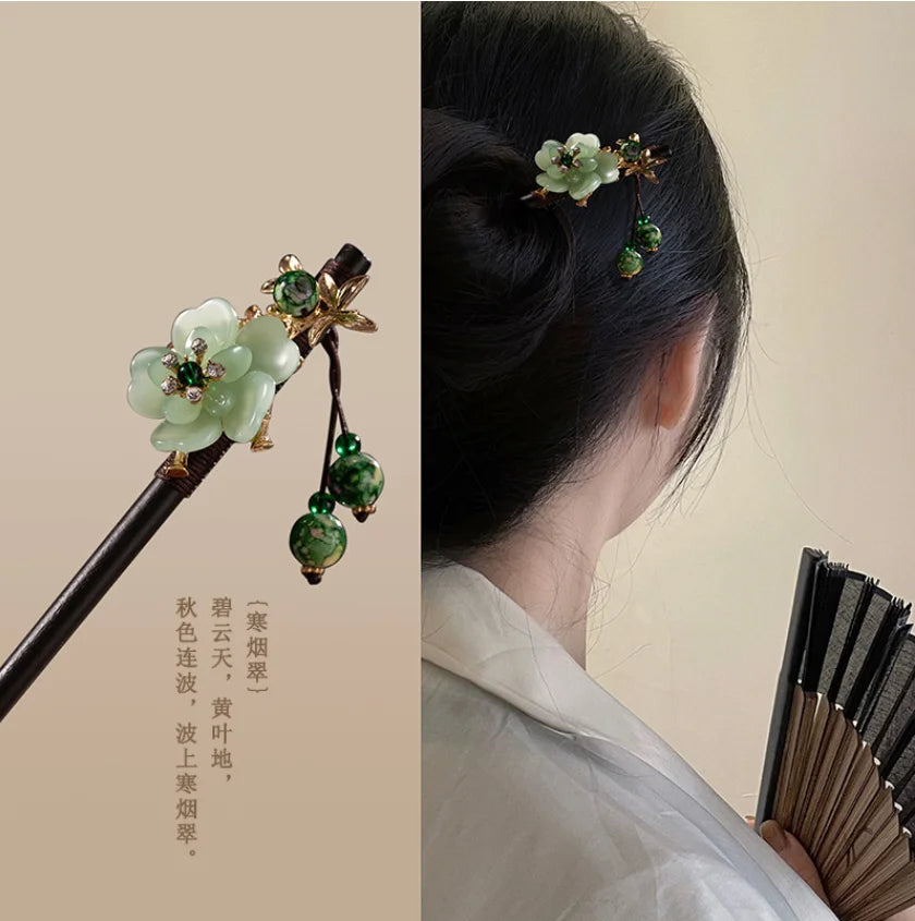 Tassel/Flower Hairpins