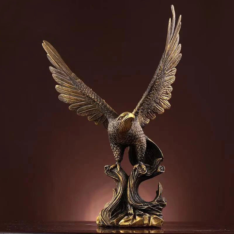 Bronze Eagle/Hawk Statue – Molly International