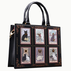 Lady (Cat Print) Fashion Handbag