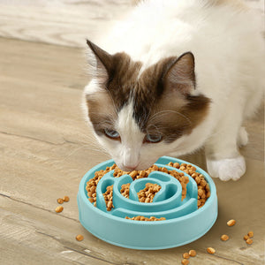Pet Dog/Cat Slow Feeder Bowls (Non-Slip/Anti-Gulping)