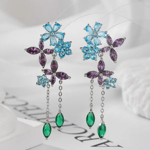 Sweet Pink Flower Earrings