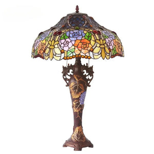 Tiffany Style/American Rose Lamp
