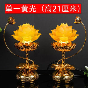 Lotus Buddha Lamps (pair)