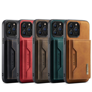 Magnetic Leather Wallet - Phone Cases