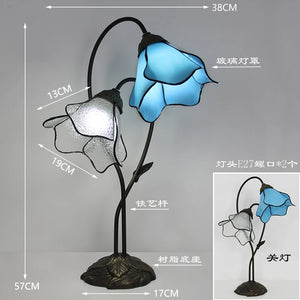 Tiffany (Mediterranean Flower) Table Lamp