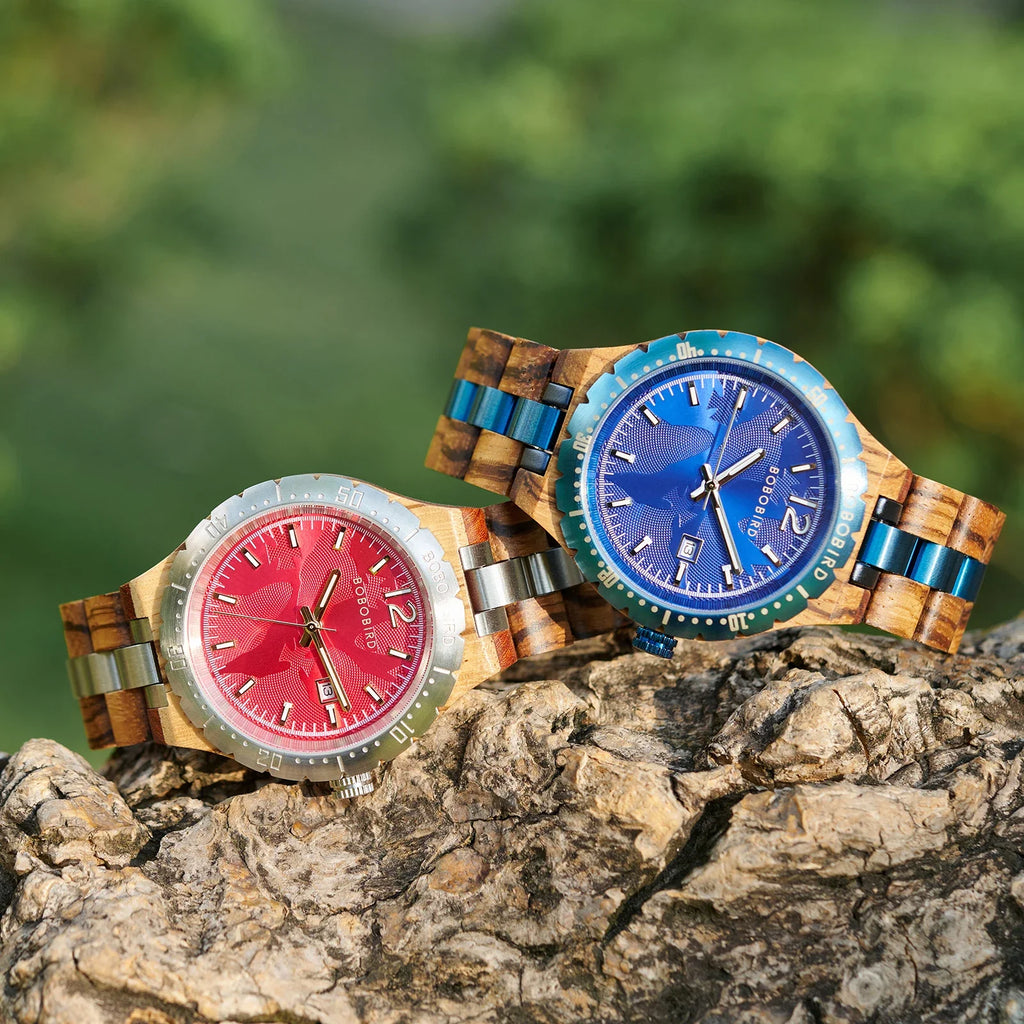 BOBOBIRD (Natural Wood) Men's Watch