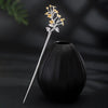 Delicate Blossom (925 Silver) Hand-Sculpted Hairpin