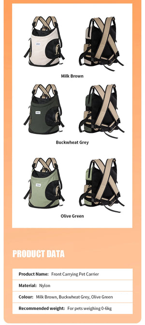PET Front/Chest Backpack (Breathable)
