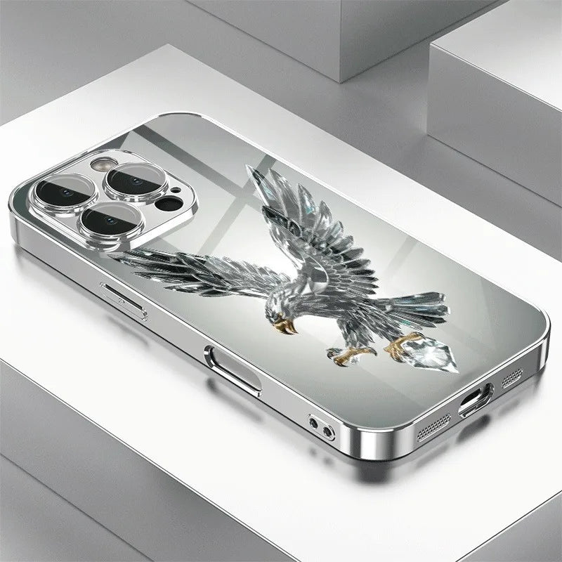 Crystal Eagle (Electroplated) iPhone Cases (11-17)
