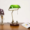 Vintage Table Lampshade (Wood/Copper Base)