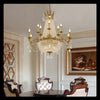European Gold/Candle Chandelier