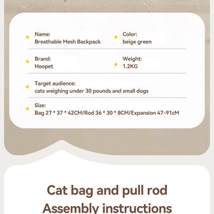 PET Travel Bag (Detachable)