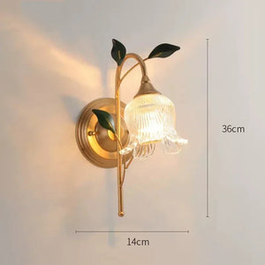 French (Leaf Flower) Wall Lights