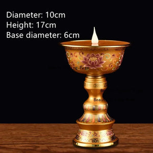 Lotus Flower Candle Decor