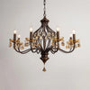 Antique Crystal Chandelier