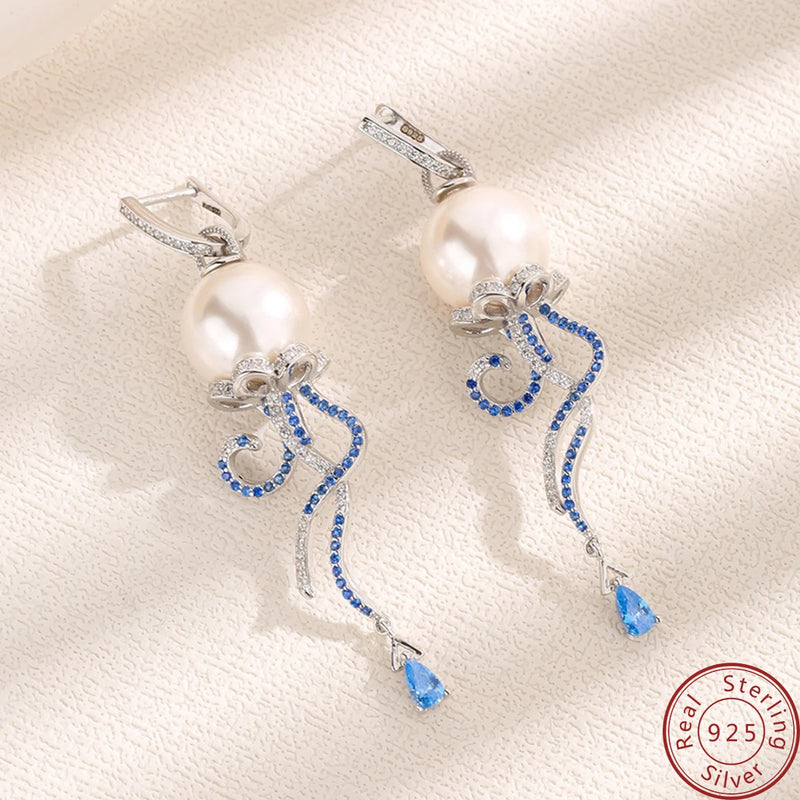 Pearl Sterling Earrings