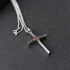 Retro Solid (925 Sterling Silver) Cross Pendant
