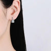 Silver Square Fashion Earrings