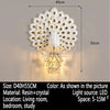 American-style Peacock (wall lamp)