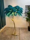 Ostrich Feather Floor Lamps (Certified)