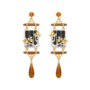 Antique/Oriental Design "Mosong Danqing" Earrings