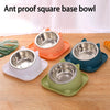 Ant Proof Pet Feed Bowls (Square Base)