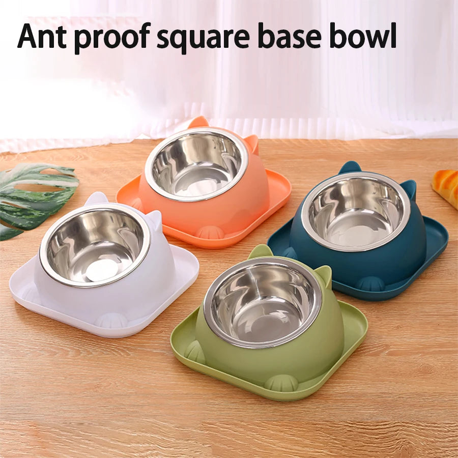 Ant Proof Pet Feed Bowls (Square Base)