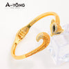 Trendy Fox Design (21k Gold Plated) Bangles