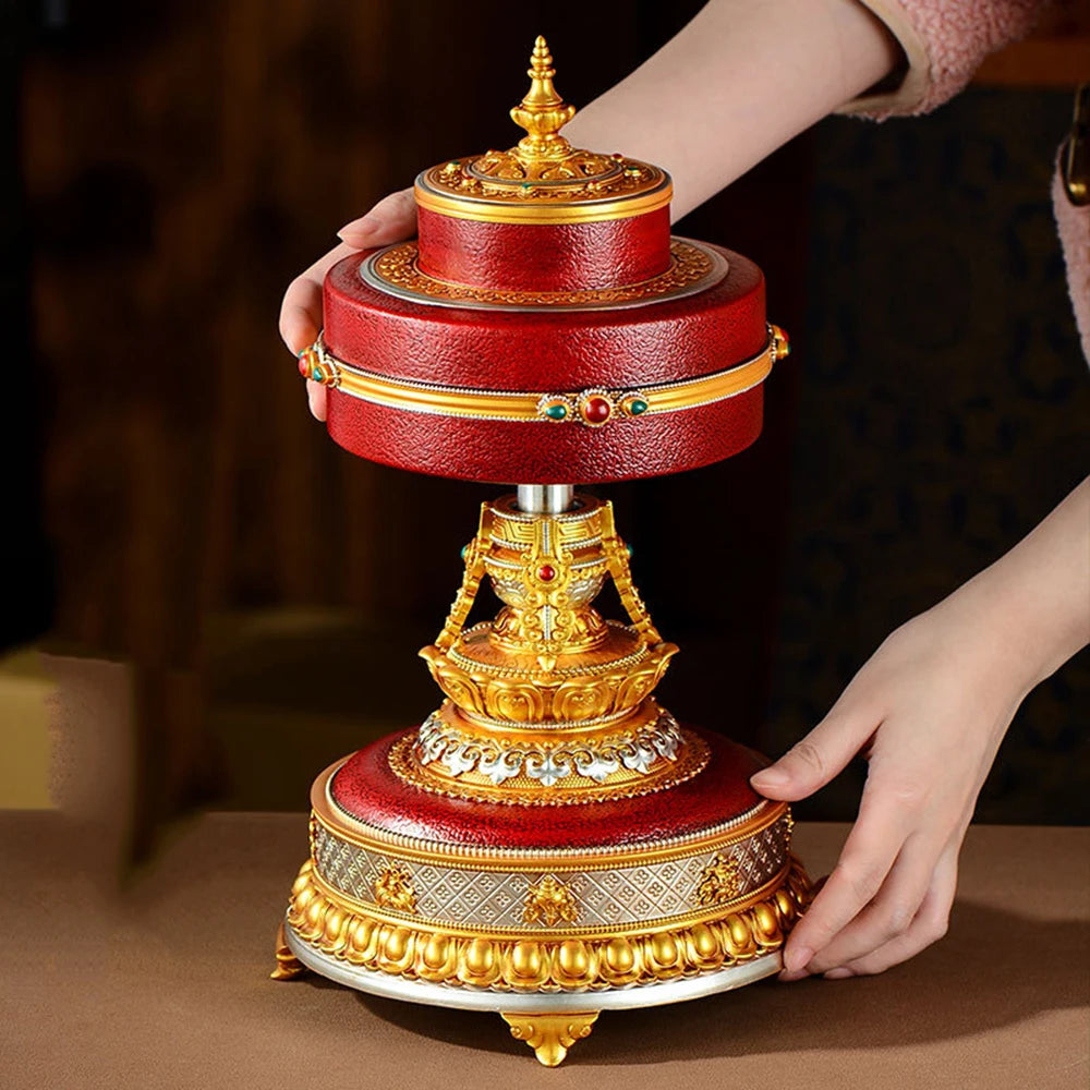 Tibetan Home Prayer Wheel