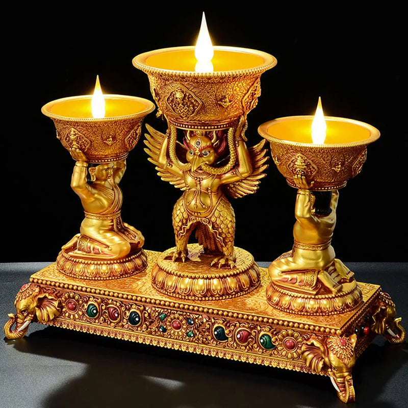 Buddhist Candle Decor Lamp