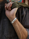 Men's (Certified 999 Silver) Concave Bracelet