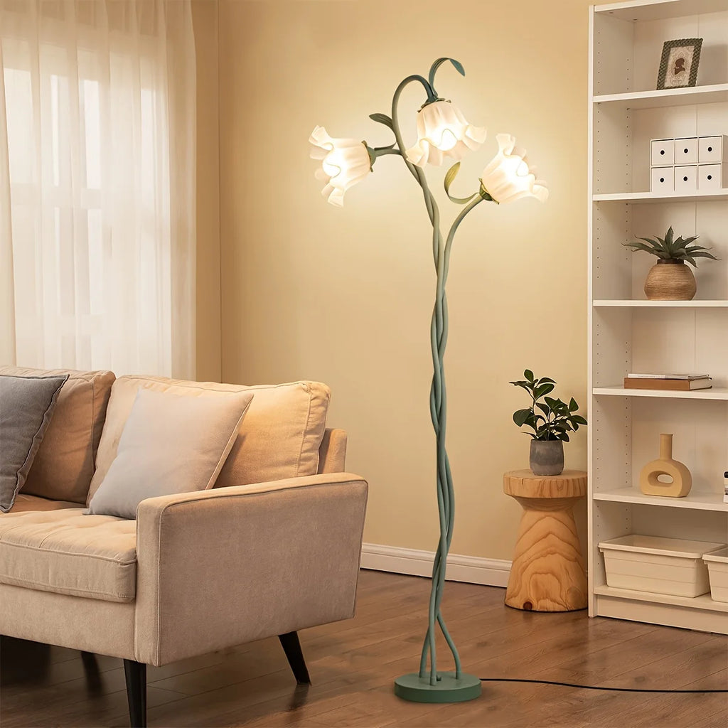 Modern Art Flower Floor Lamp (flexible arms) (USA)