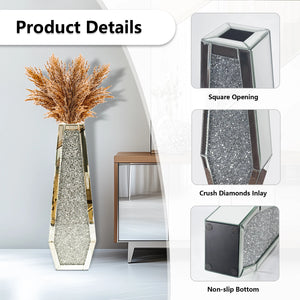 Mirror Diamond Vases (2 Styles 68CM)(USA)