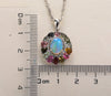 Opal Flower - Sterling Necklace