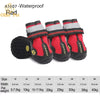 Reflective Dog Shoes (Waterproof Anti-Slip)