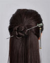 Orchid Jade (S925 Sterling) Hairpin