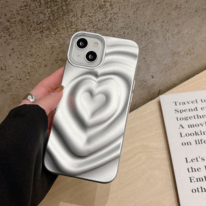 Silver Ripple - iPhone Cases