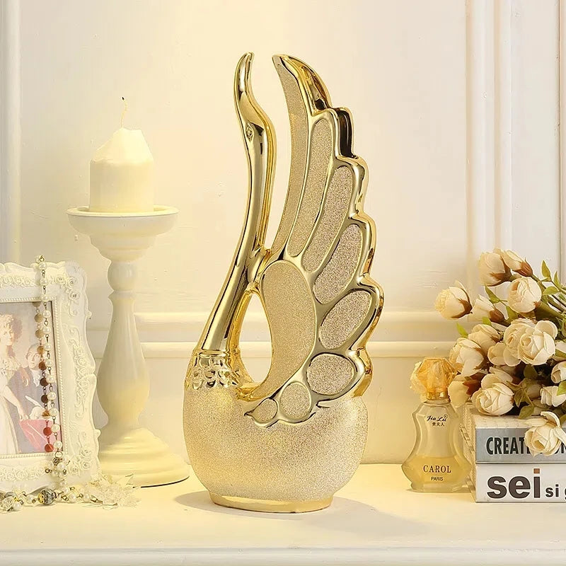Golden Swans (2pcs) Decor