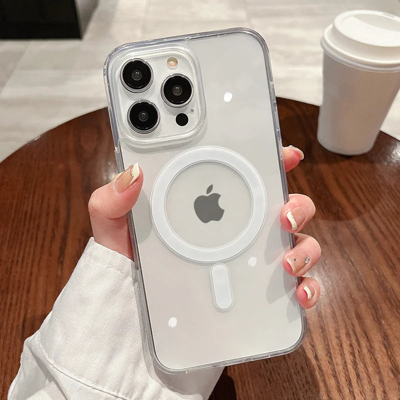 Magnetic Transparent Cases For iPhone