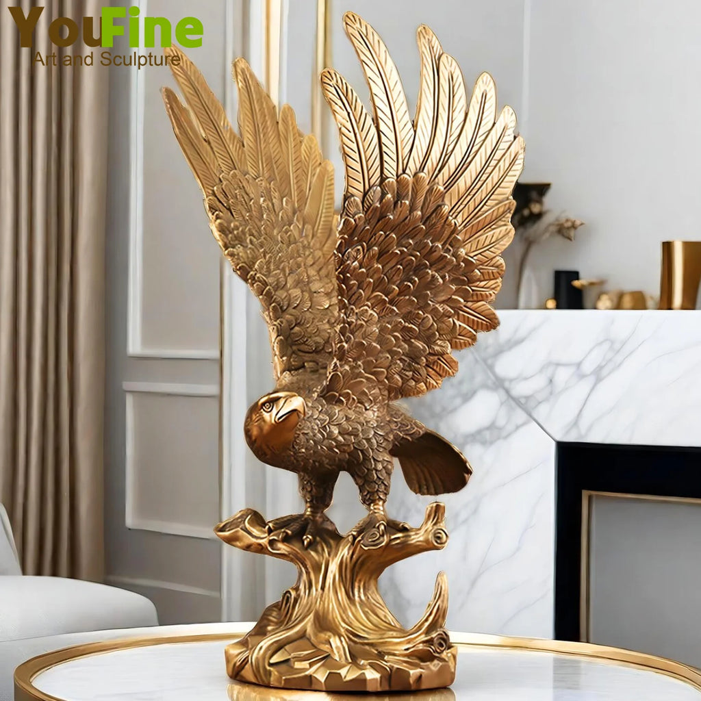 Golden Eagle (58cm Bronze) Statue