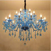 Mediterranean Blue-Crystal Chandelier