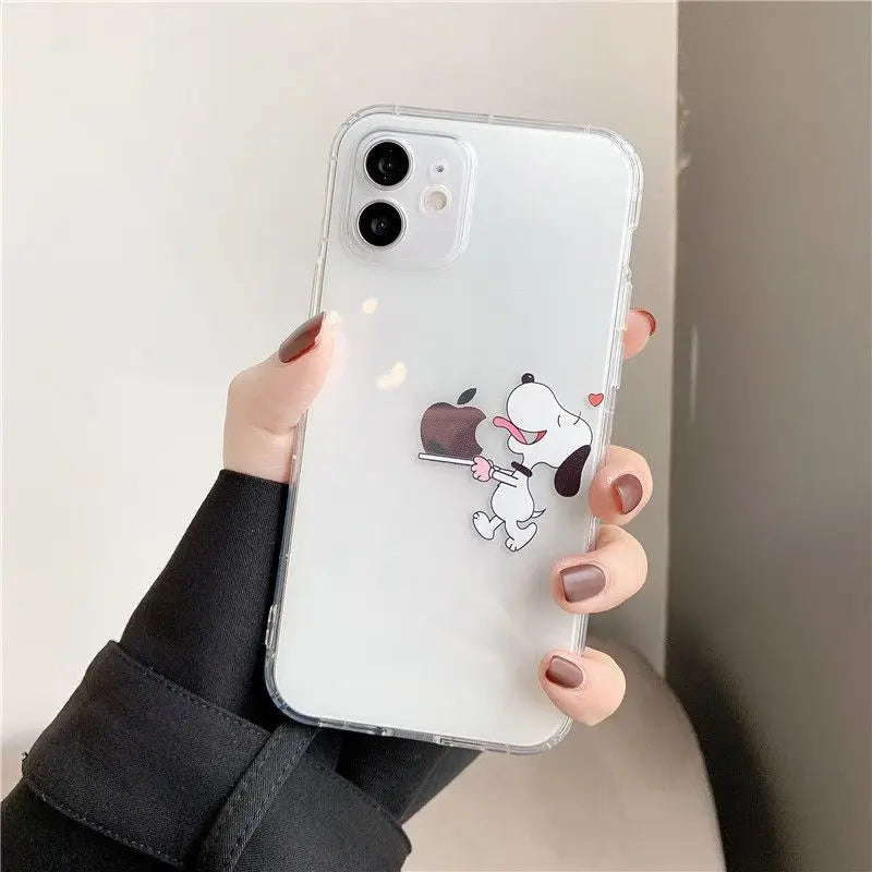 SNOOPY iPhone Cases (transparent)